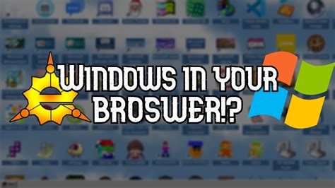 How to RUN WINDOWS in YOUR BROSWER .